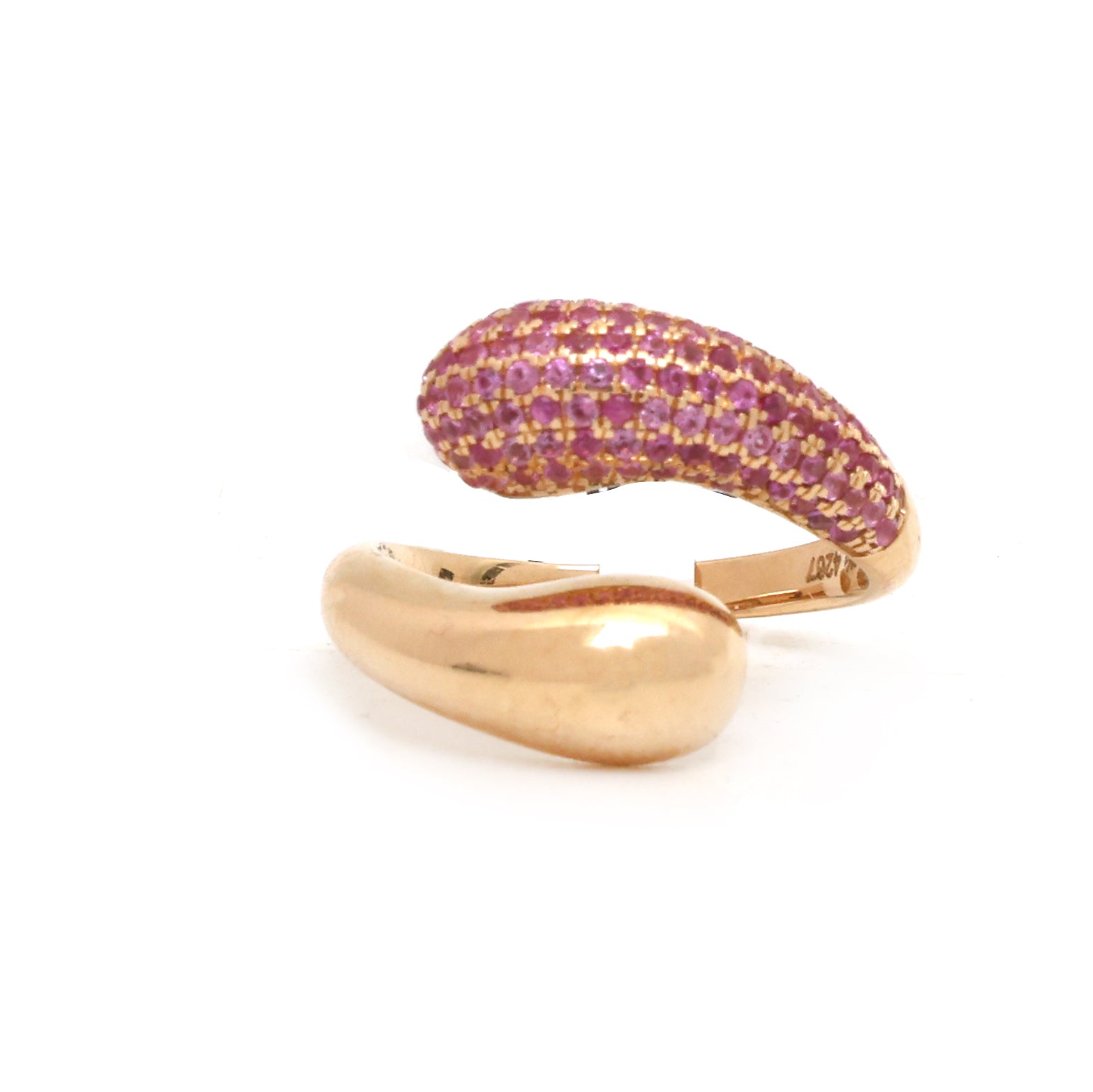 JPRG-4267/10447 Pink Sapphire Ring | 18K