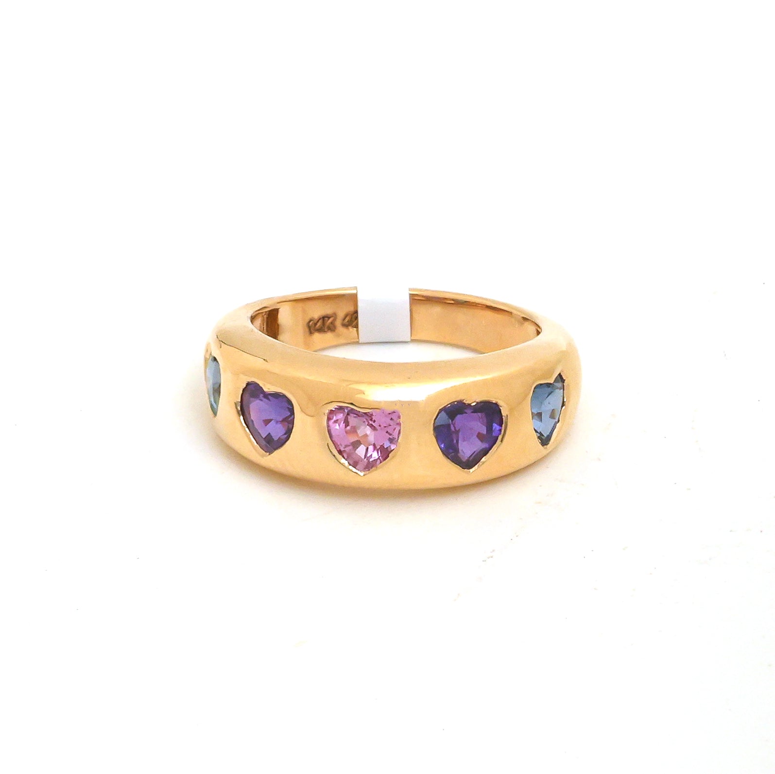 JPRG-4293/10512 Rainbow Sapphire Ring | 14K
