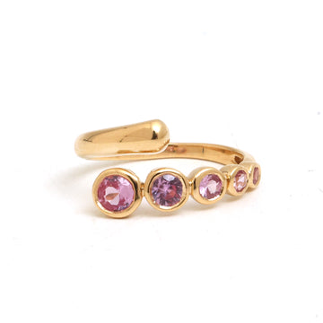 JPRG-4328/10706 Pink Sapphire Ring | 18K