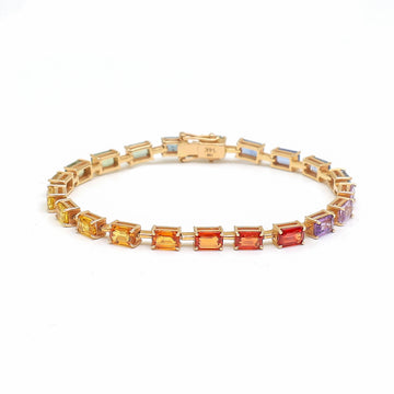 JPBRC-106/1233 Rainbow Bracelet | 14K