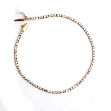 JPBRC-1076/8511 Diamond Thin Chain Bracelet | 14K