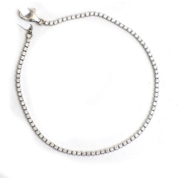 JPBRC-1082/8517 Diamond Round Thin Bracelet | 18K