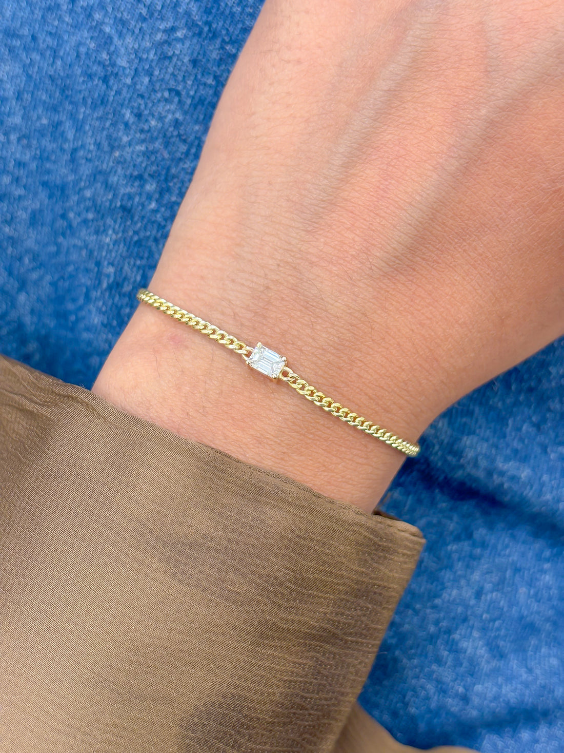 JPBRC-1099/8650 Diamond Octagon Chain Bracelet | 14K
