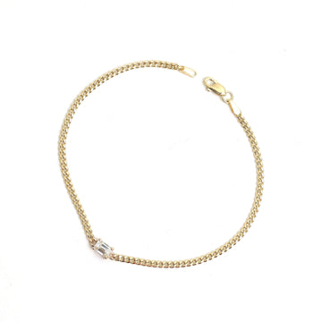 JPBRC-1099/8650 Diamond Octagon Chain Bracelet | 14K