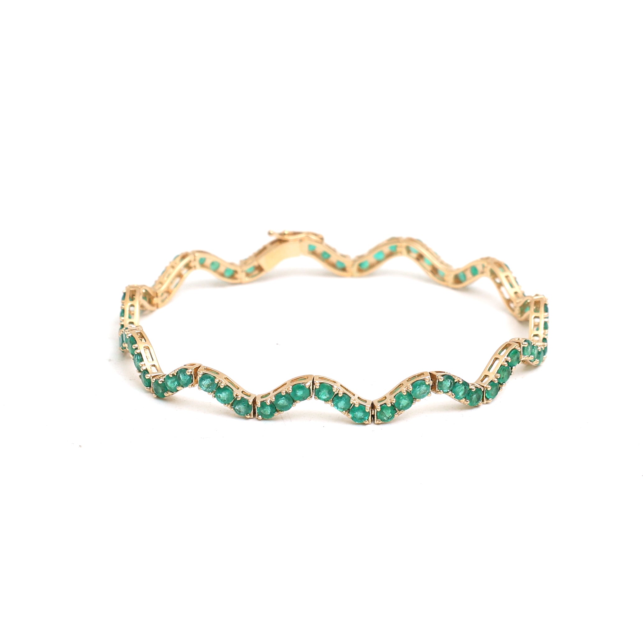 JPBRC-1123/8691 Emerald Bracelet | 18K