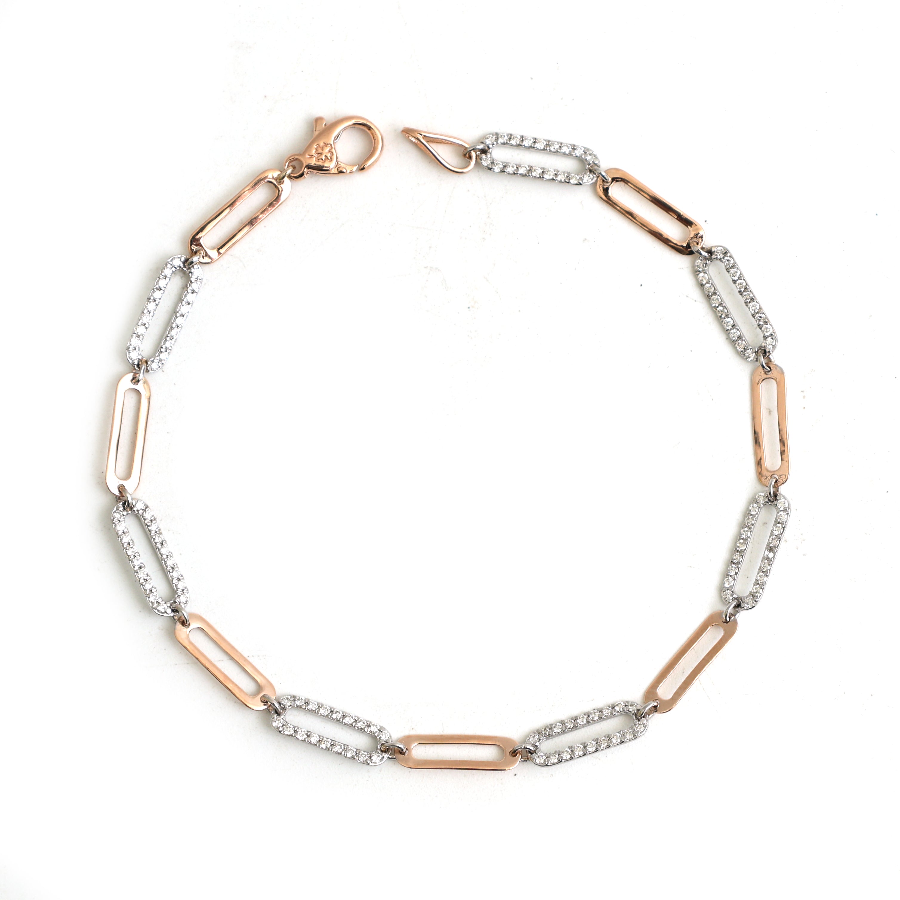 JPBRC-1132/8748 Diamond Cuban Chain Bracelet | 18K