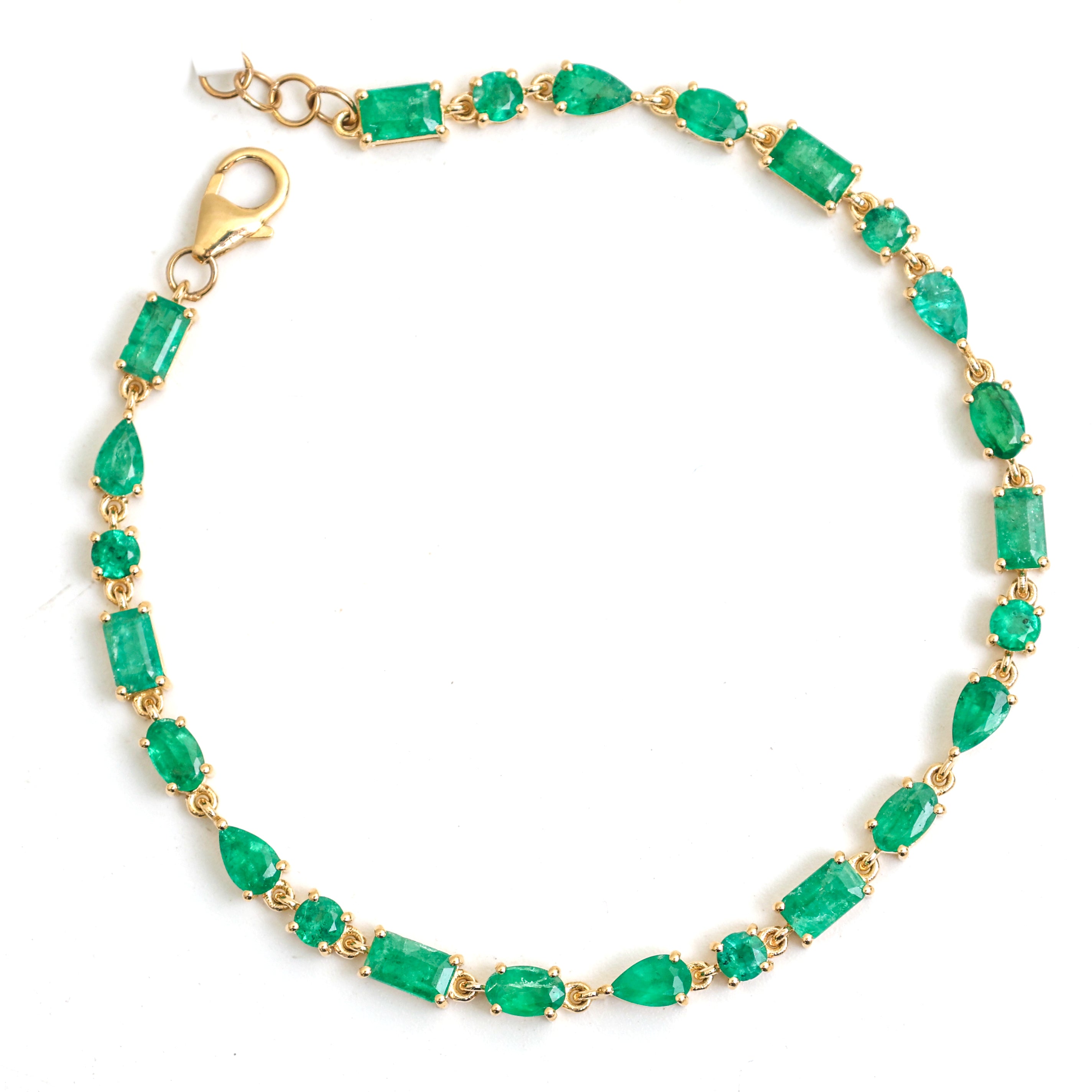 JPBRC-1162/9104 Emerald Bracelet | 18K