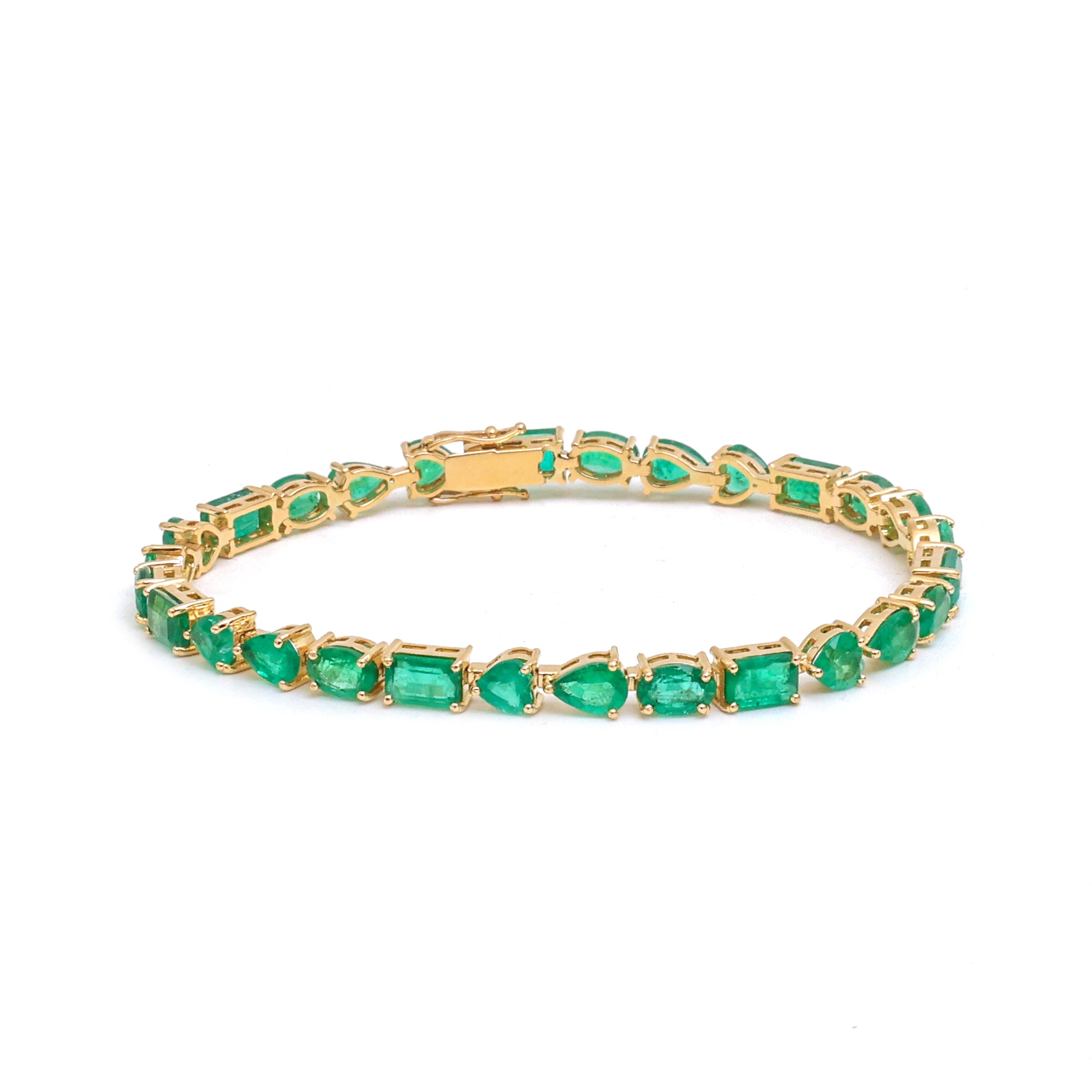 JPBRC-1191/9923 Emerald Bracelet | 18K