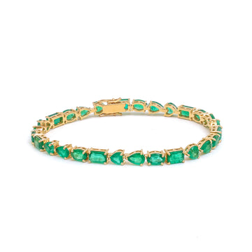 JPBRC-1191/9923 Emerald Bracelet | 18K