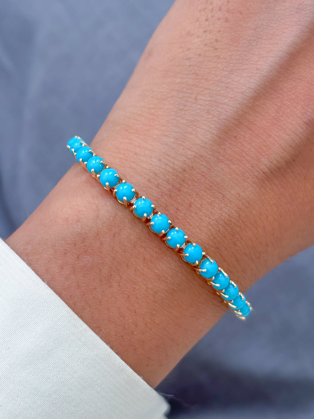 JPBRC-1200/9977 Turquoise Bracelet | 14K