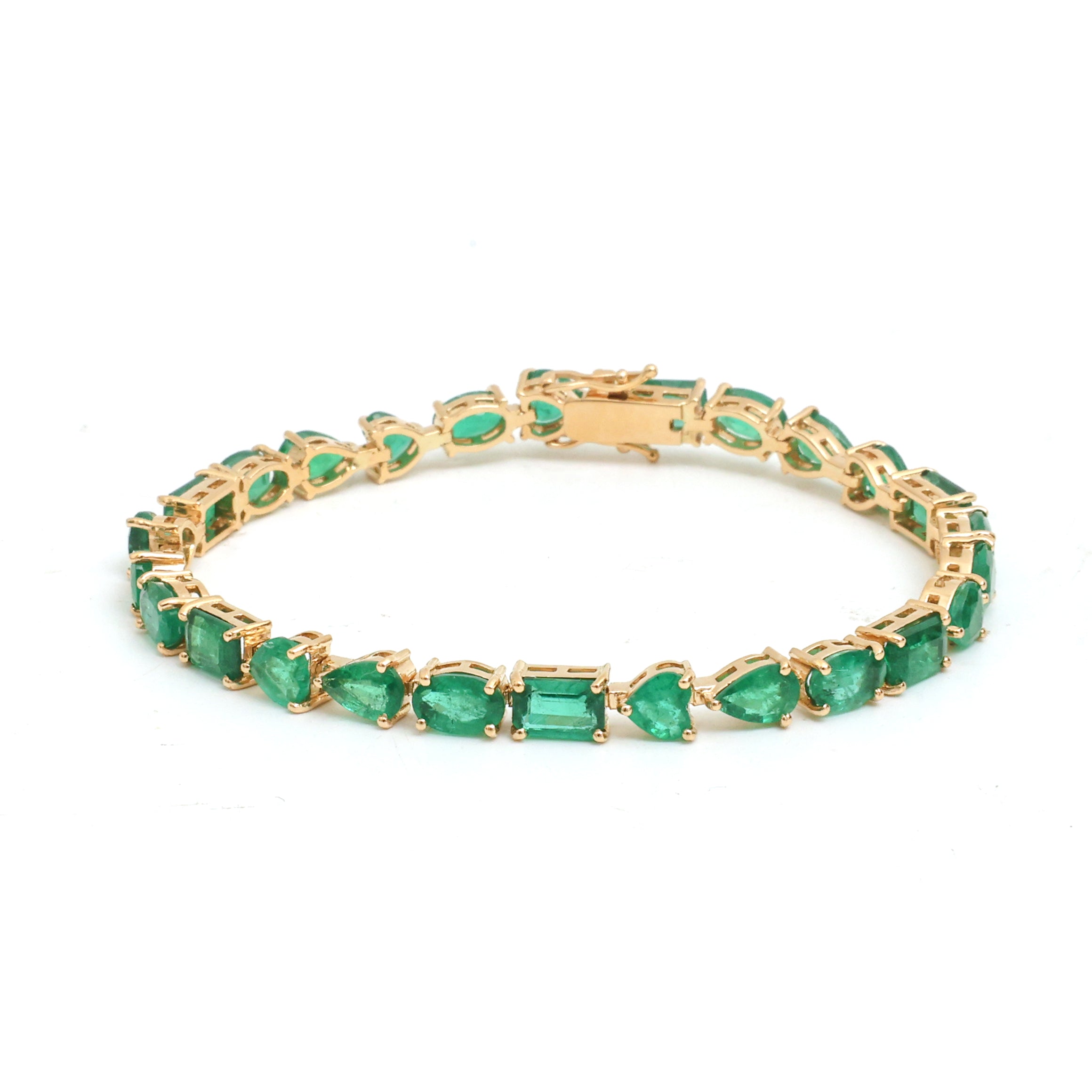 JPBRC-1212/10198 Emerald Bracelet | 18K