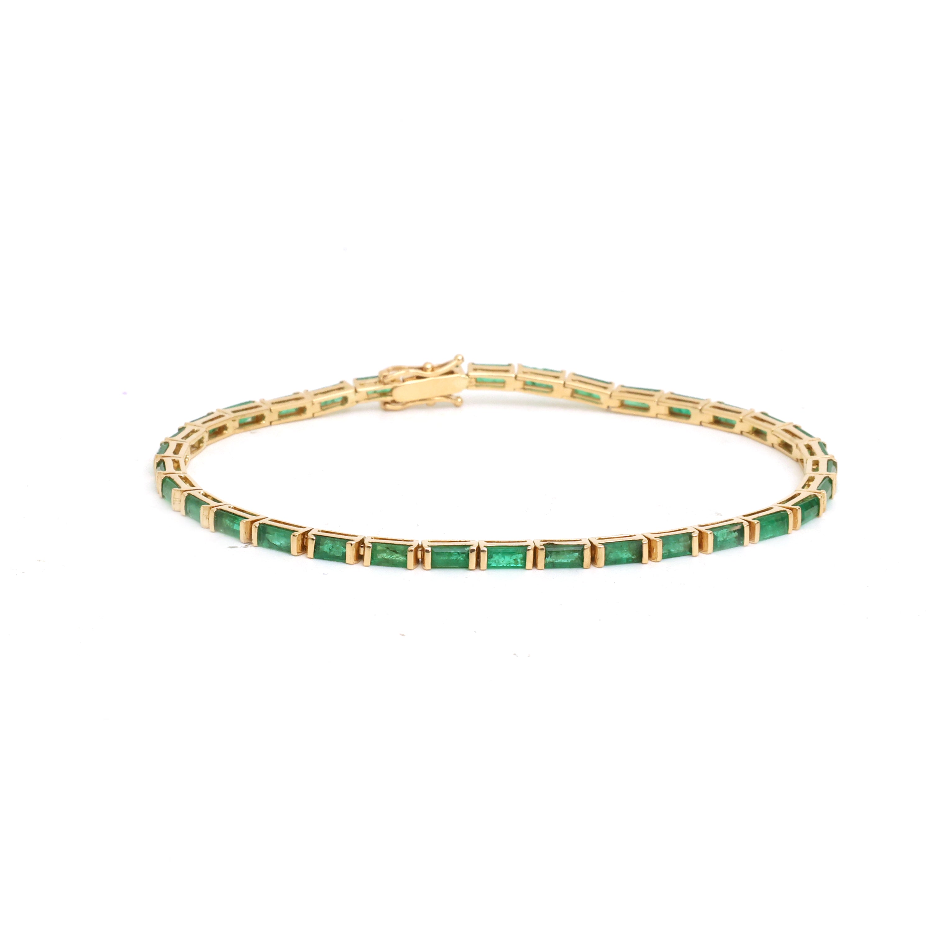 JPBRC-1216/10270 Emerald Bracelet | 18K