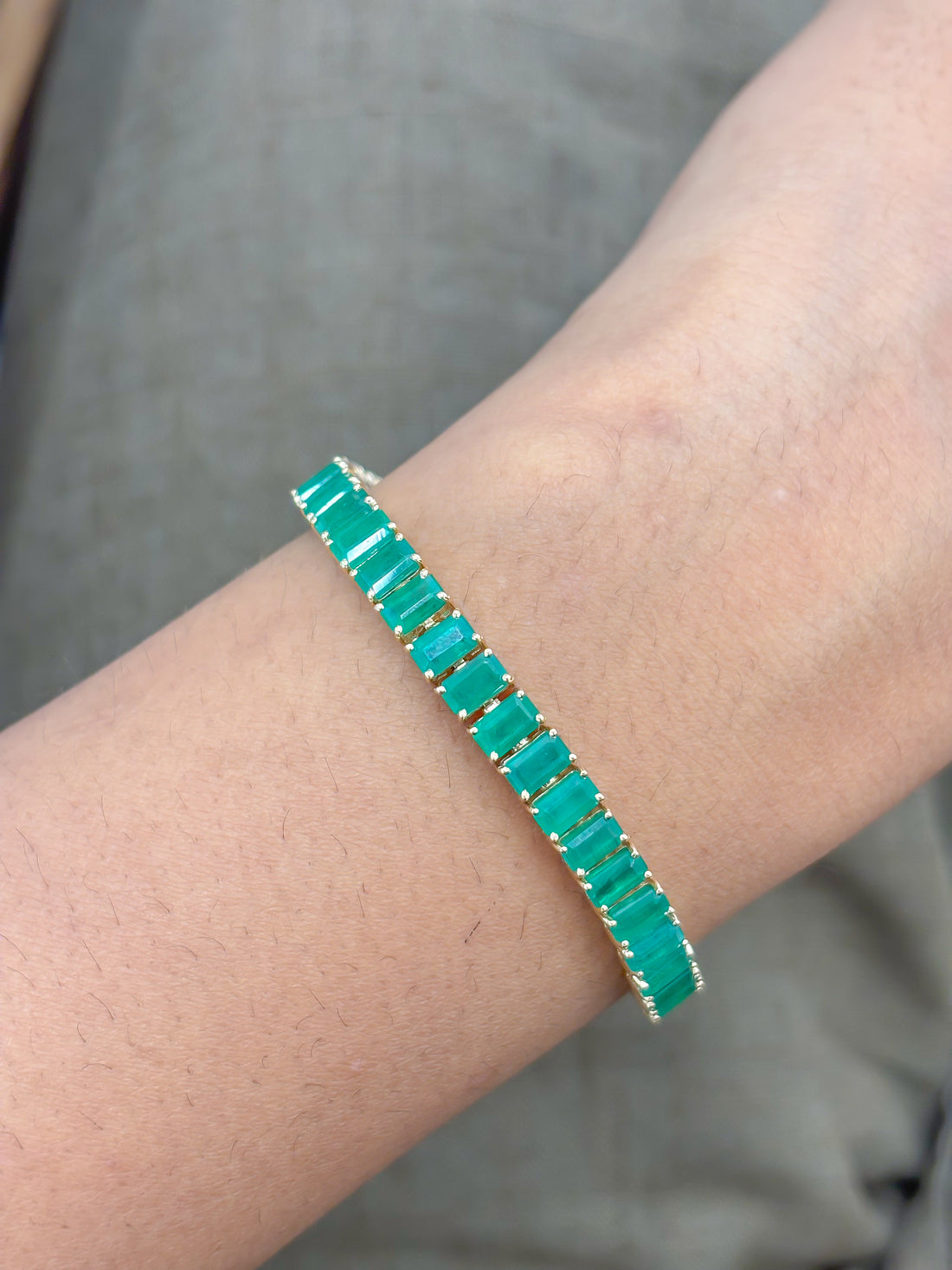 JPBRC-1221/10414 Emerald Bracelet | 14K