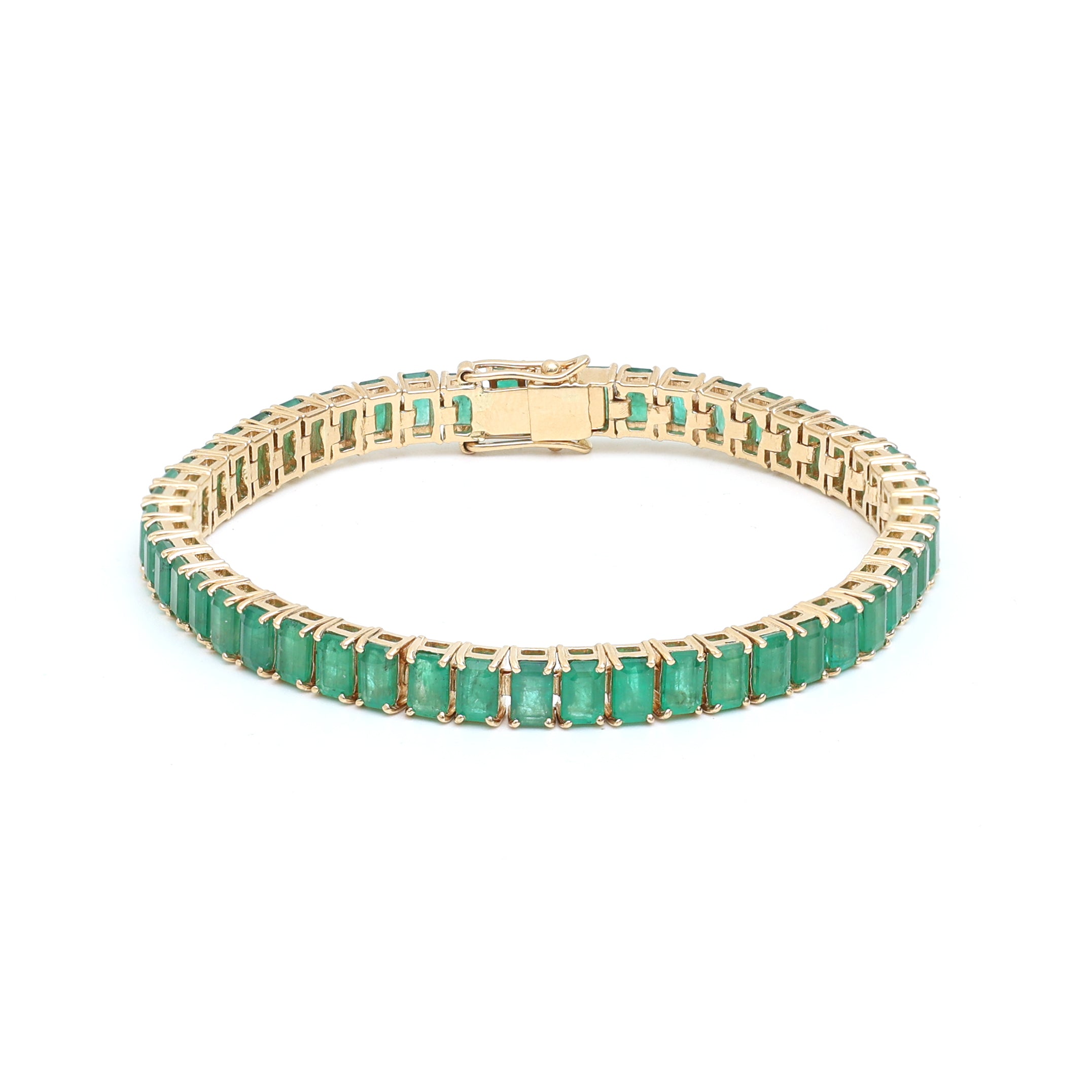 JPBRC-1221/10414 Emerald Bracelet | 14K