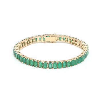 JPBRC-1221/10414 Emerald Bracelet | 14K
