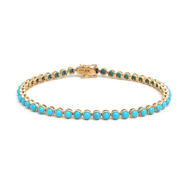 JPBRC-1230/10632 Turquoise Bracelet | 14K