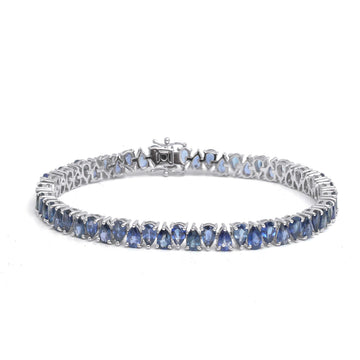 JPBRC-1233/10659 Blue Sapphire Bracelet | 18K