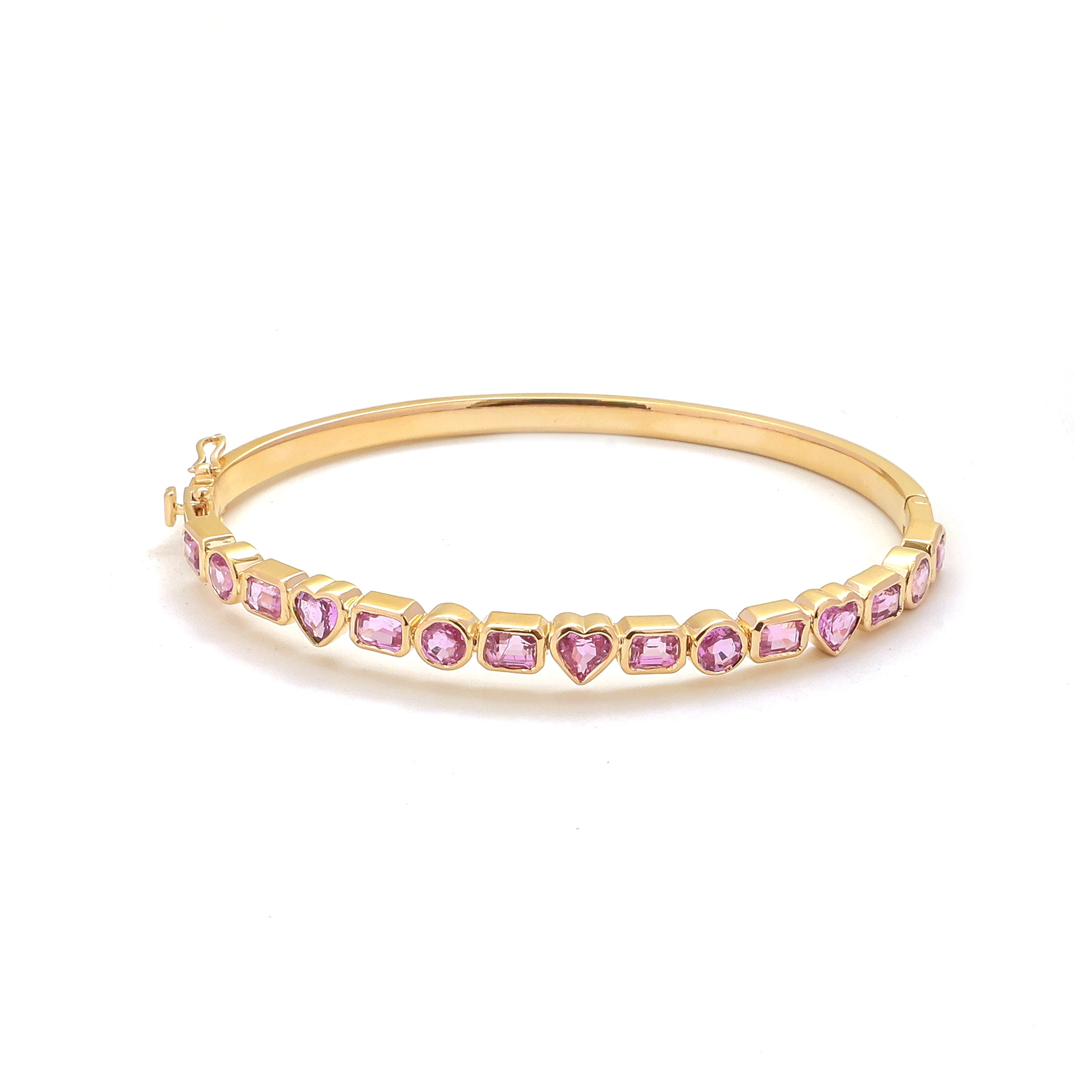 JPBRC-1252/11071 Pink Sapphire Bracelet | 14K