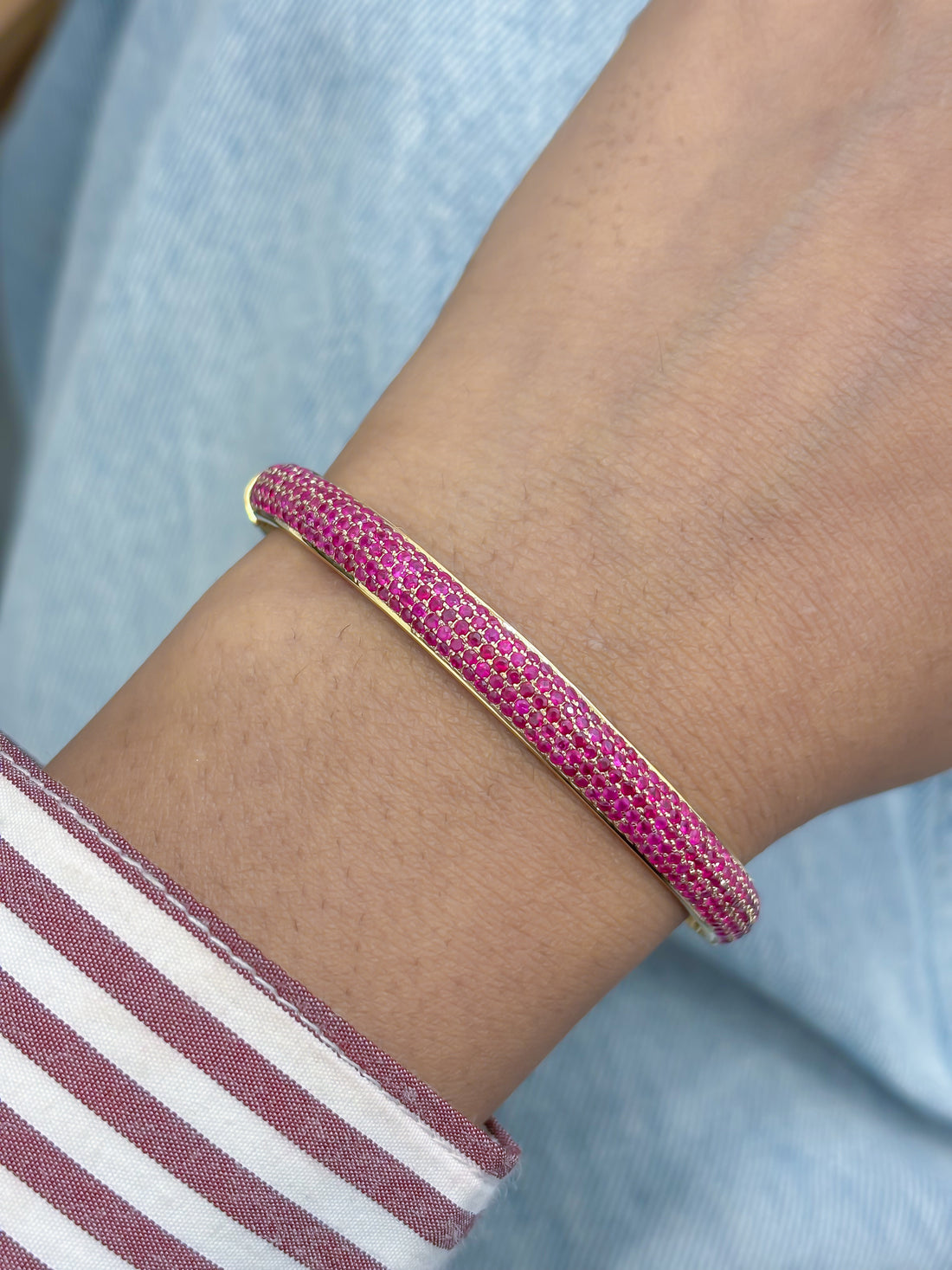JPBRC-1253/11143 Ruby Bracelet | 18K