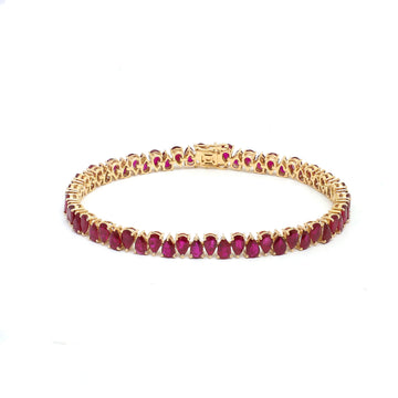 JPBRC-1274/11573 Ruby Bracelet | 14K