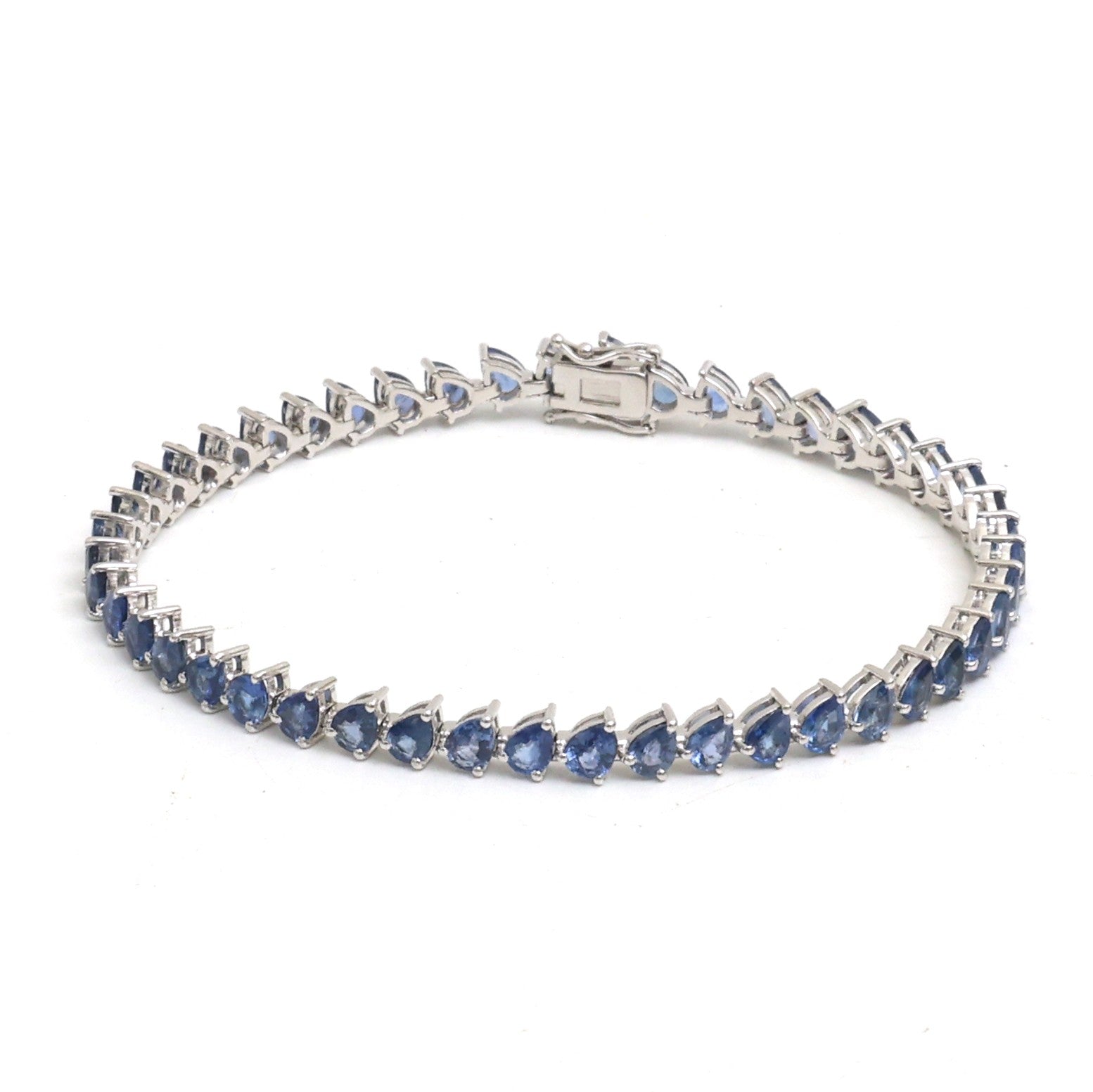 JPBRC-1300/12495 Blue Sapphire Bracelet | 14K