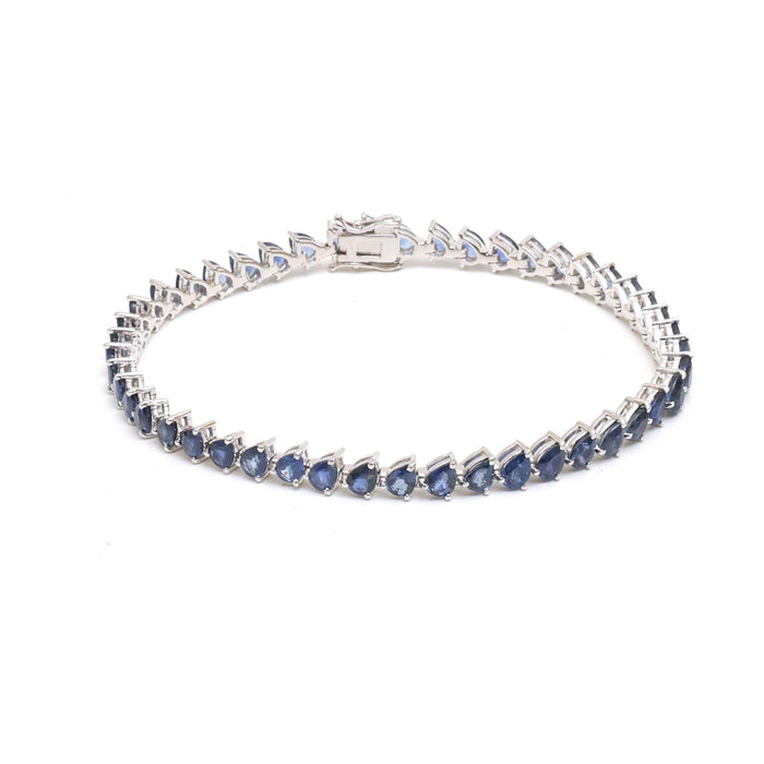 JPBRC-1307/12686 Blue Sapphire Bracelet | 18K