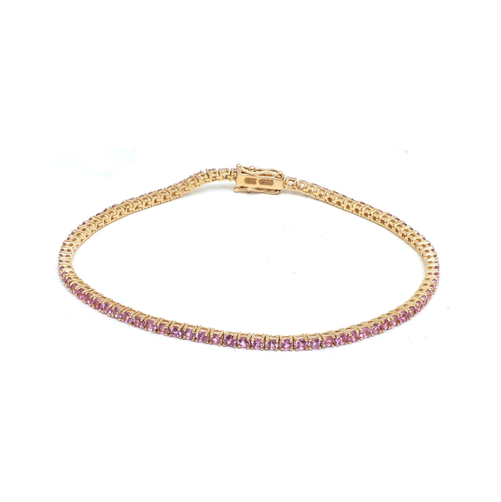 JPBRC-1314/13032 Pink Sapphire Bracelet | 18K