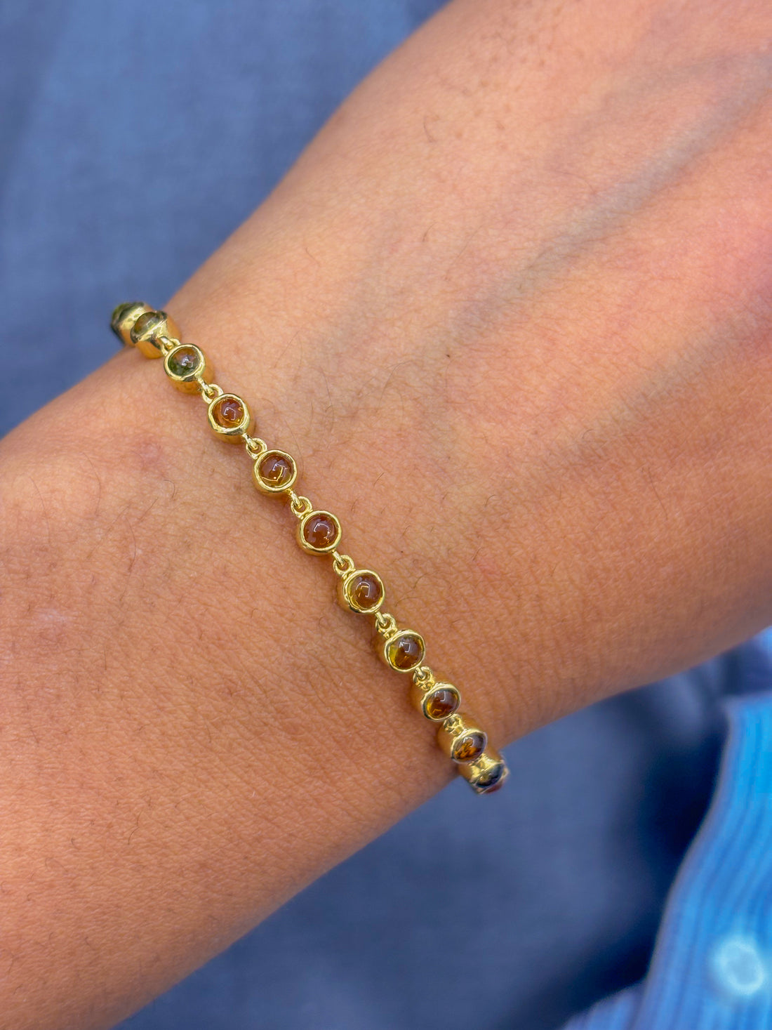 JPBRC-132/1109 Rainbow Bracelet | 18K