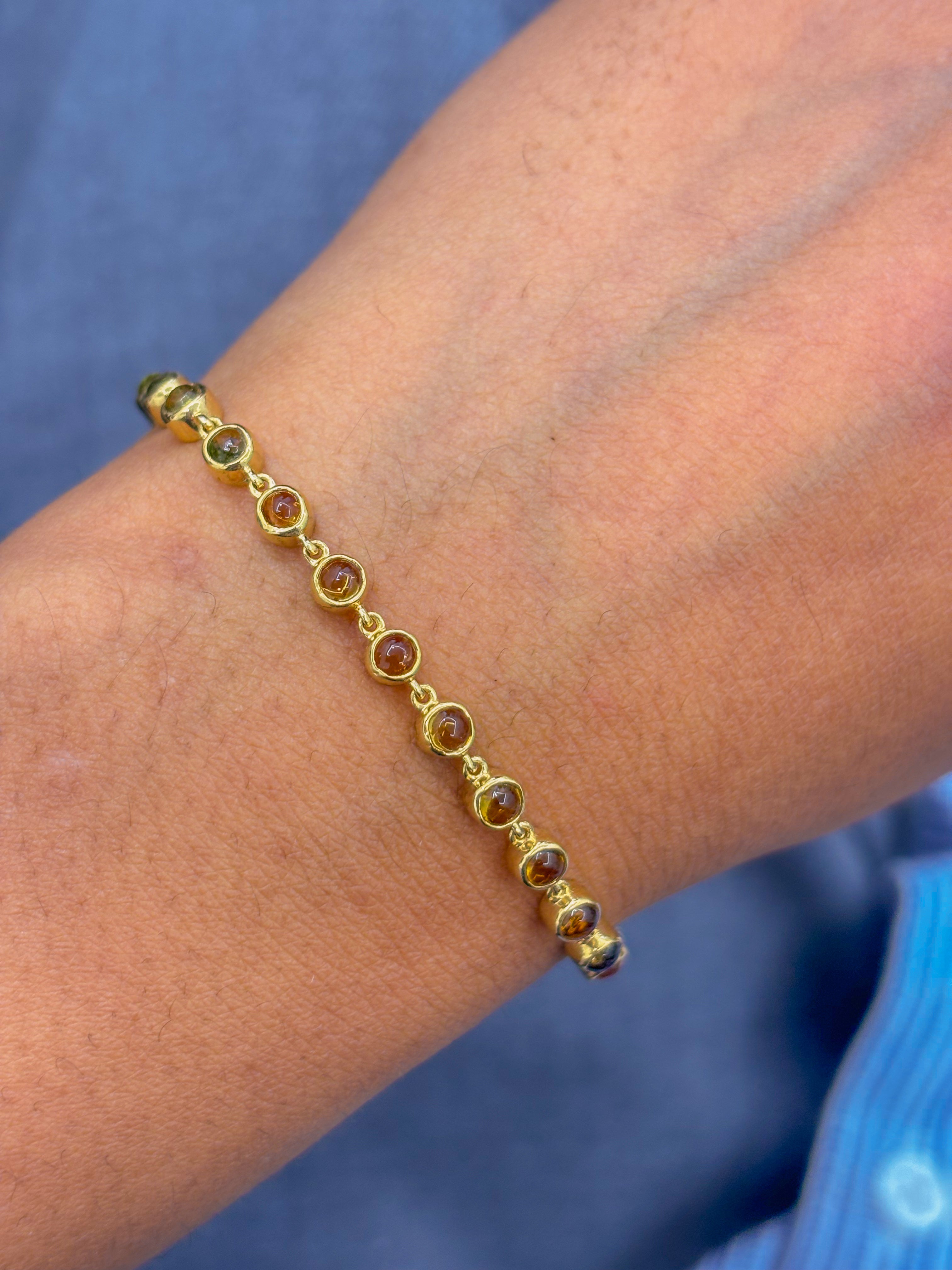 JPBRC-132/1109 Rainbow Bracelet | 18K