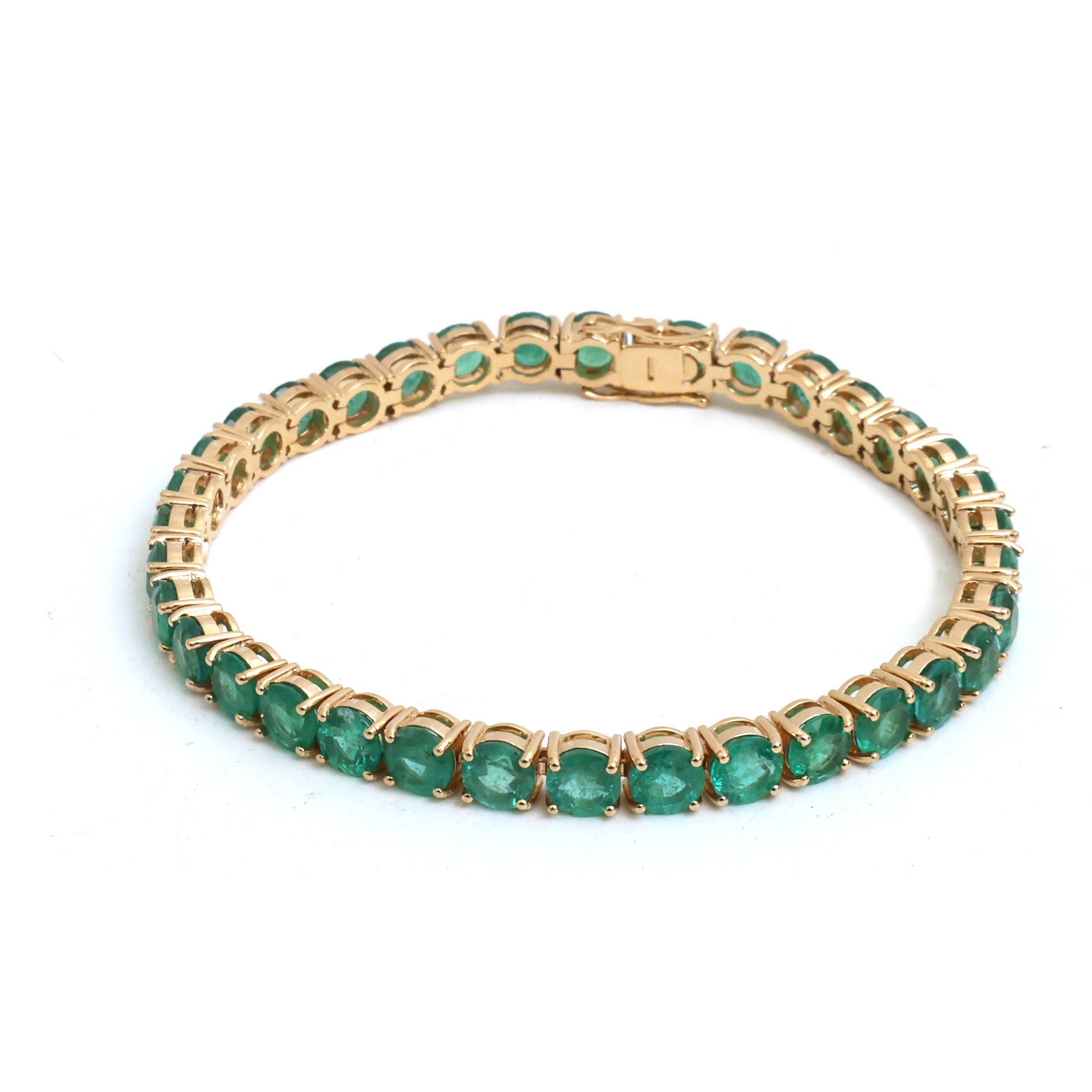 JPBRC-1324/13357 Emerald Bracelet | 18K