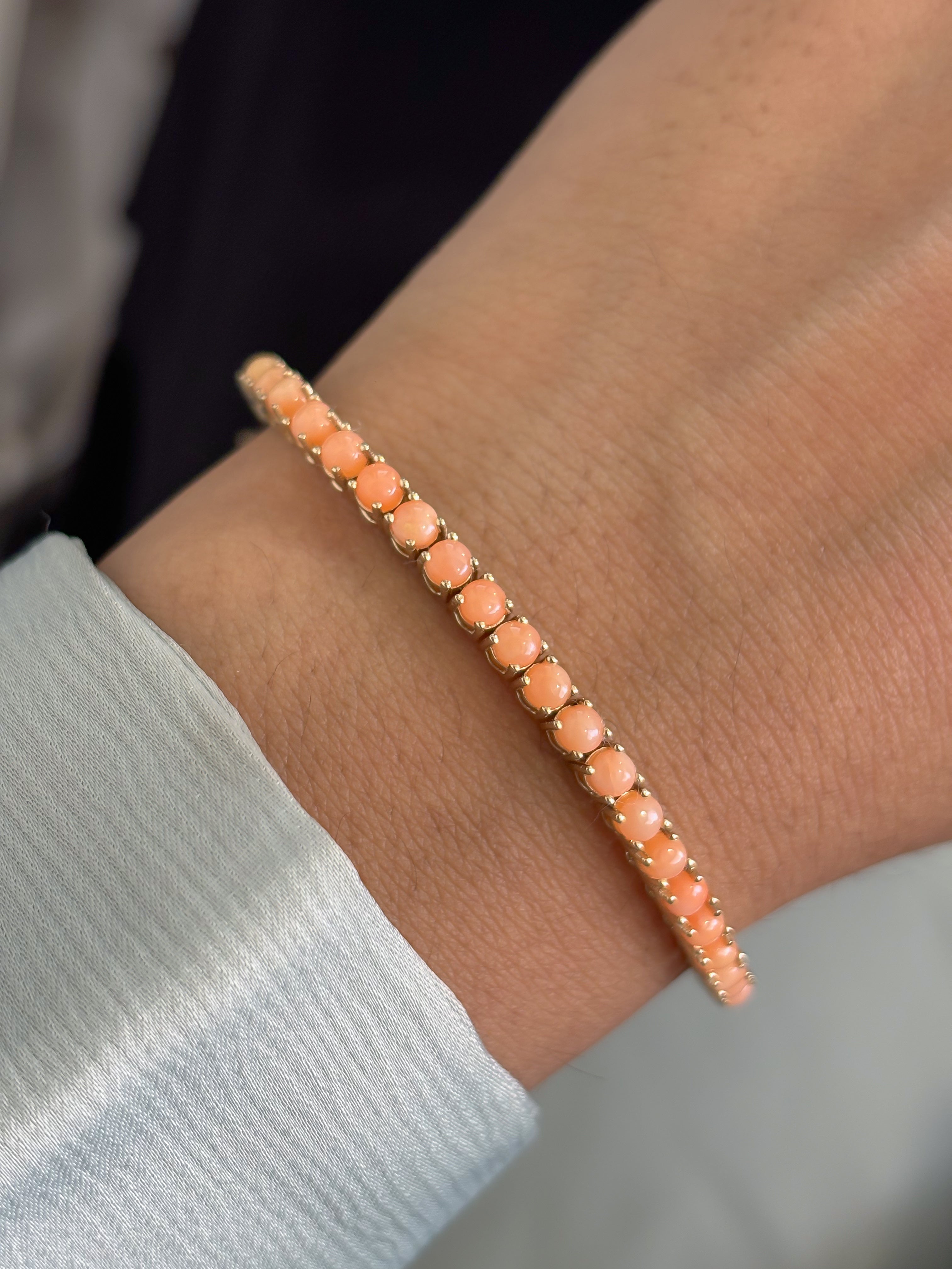 JPBRC-1326/13387 Coral Bracelet | 14K