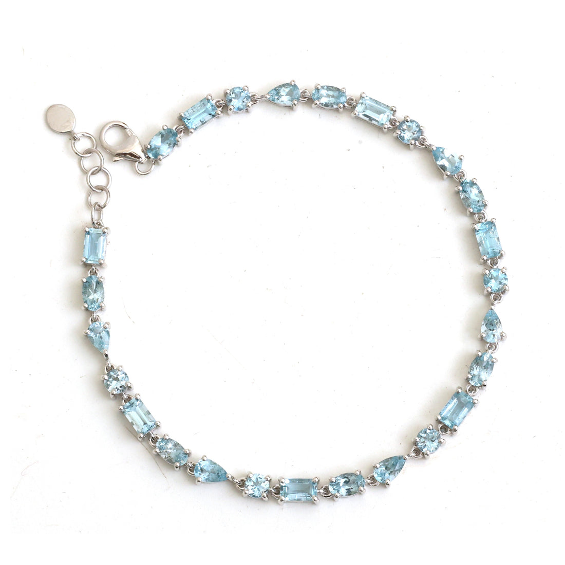 JPBRC-1336/13591 Aquamarine Bracelet | 14K