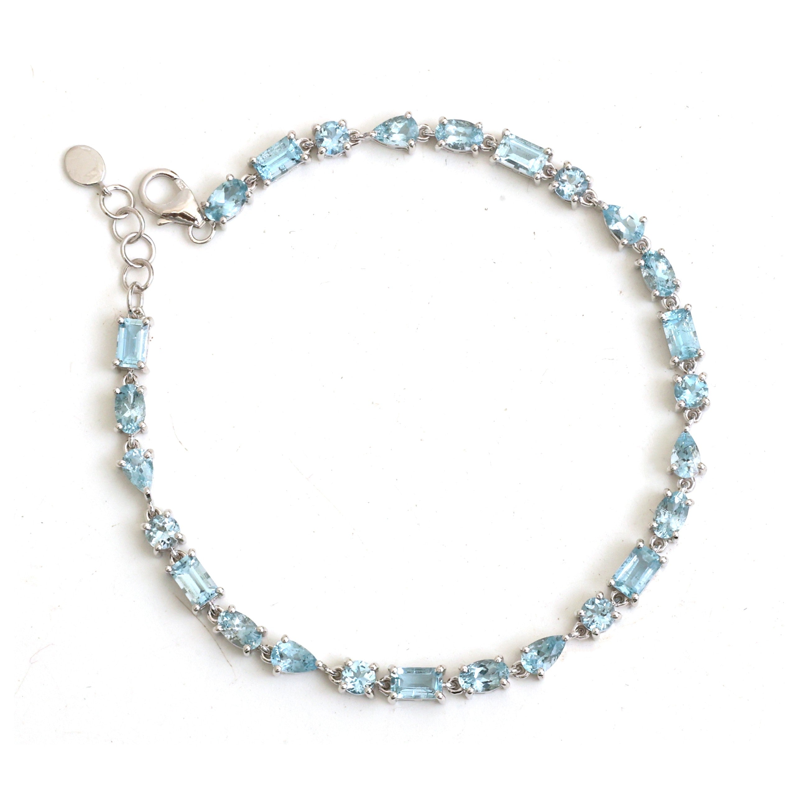 JPBRC-1336/13591 Aquamarine Bracelet | 14K