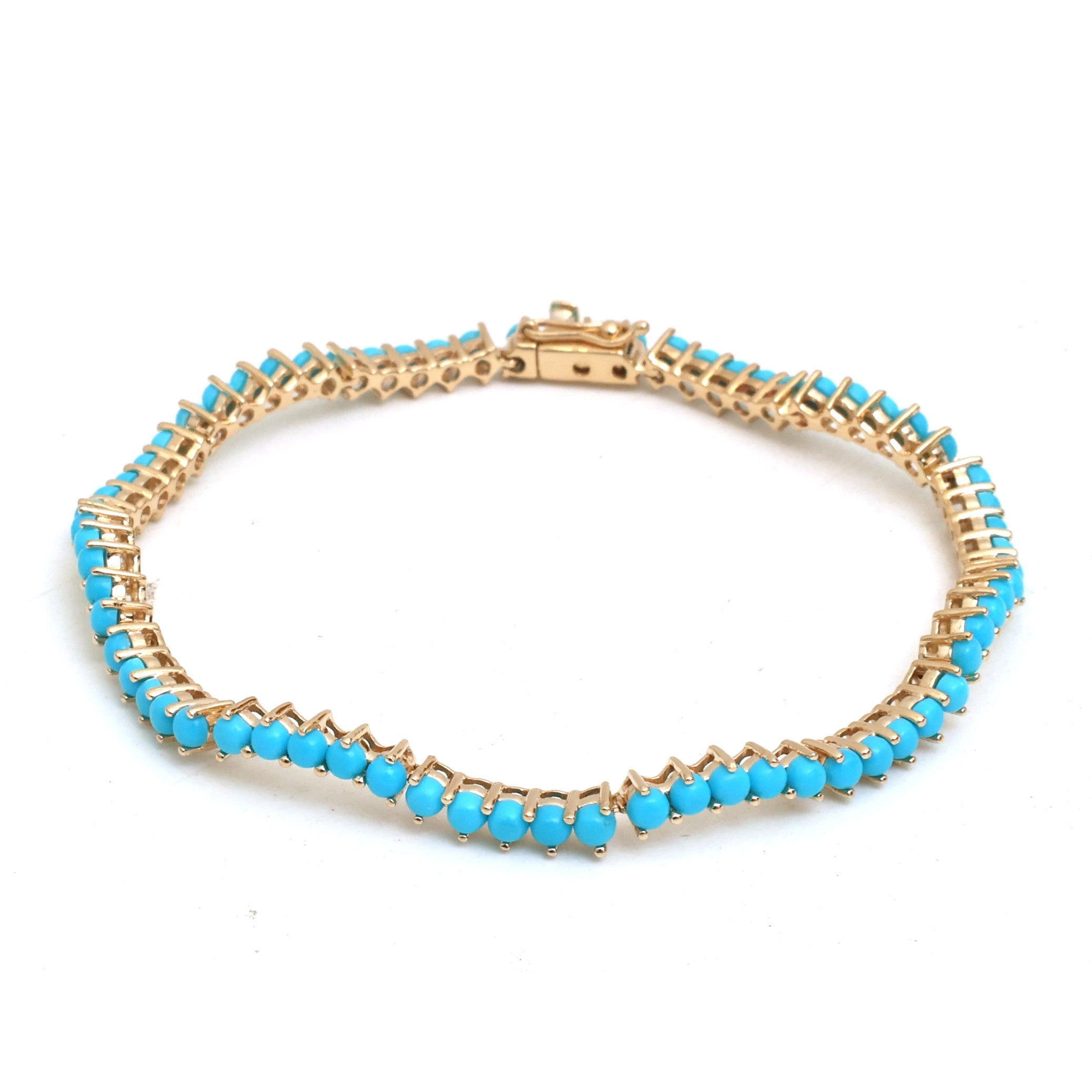 JPBRC-1350/13819 Turquoise Bracelet | 14K