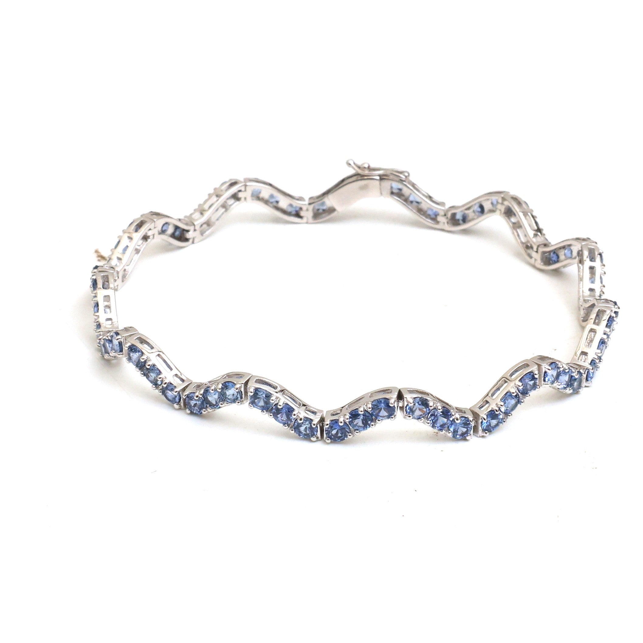 JPBRC-1352/13822 Blue Sapphire Bracelet | 18K