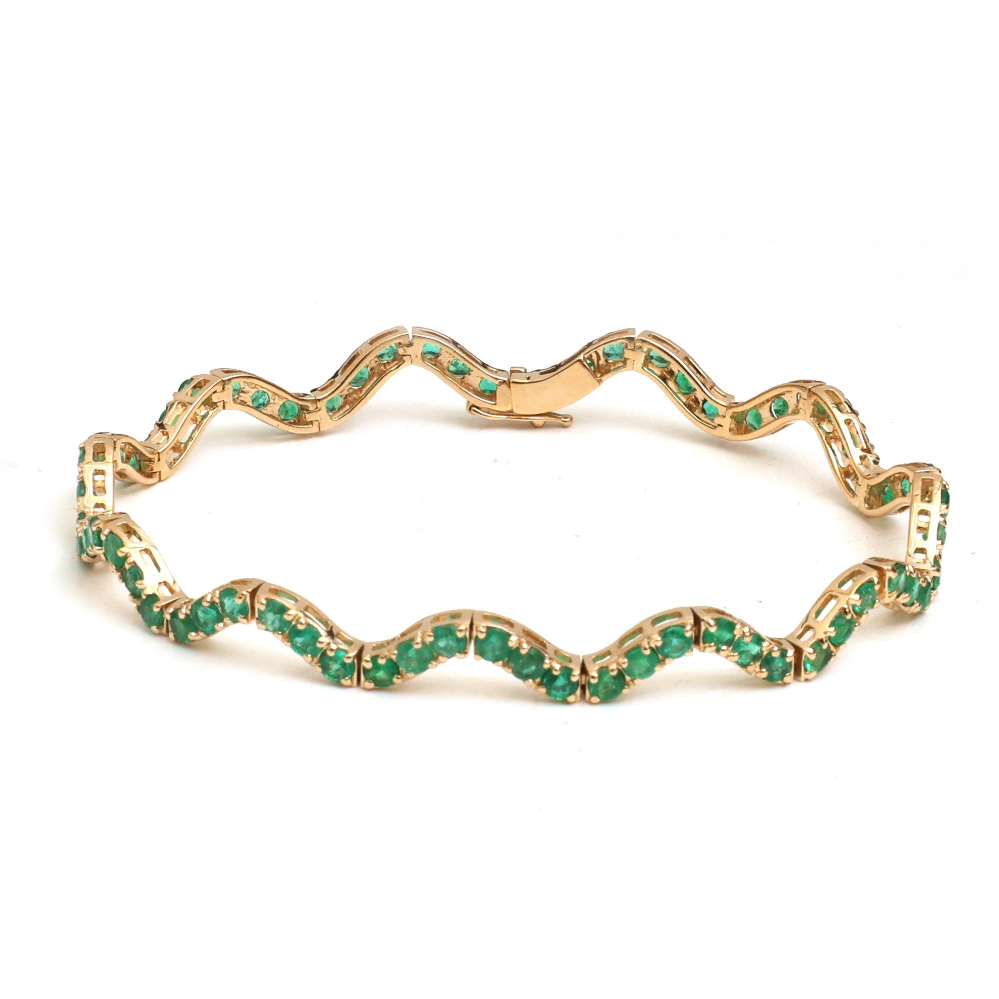 JPBRC-1355/13836 Emerald Bracelet | 18K