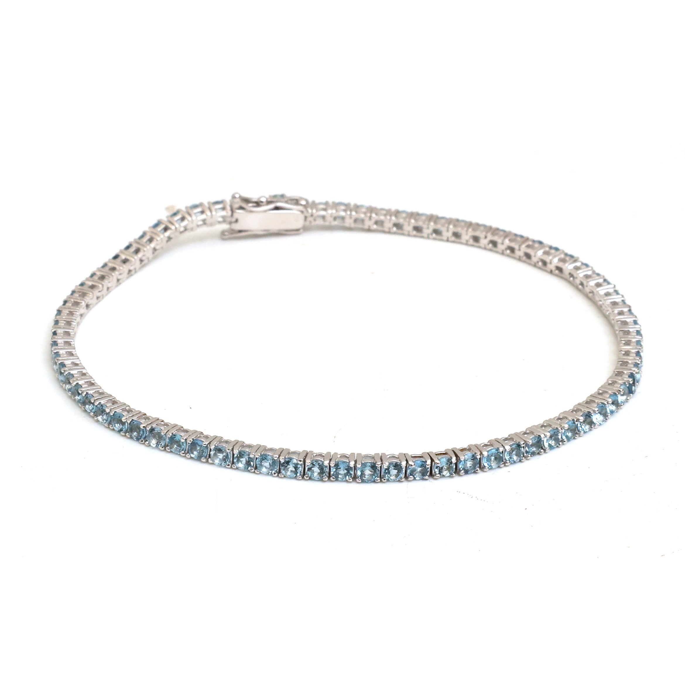 JPBRC-1356/13837 Aquamarine Bracelet | 14K