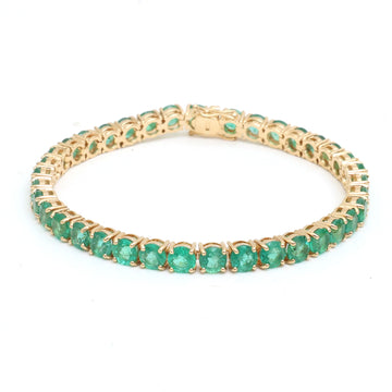 JPBRC-1359/13900 Emerald Bracelet | 18K