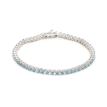 JPBRC-1360/13902 Aquamarine Bracelet | 14K