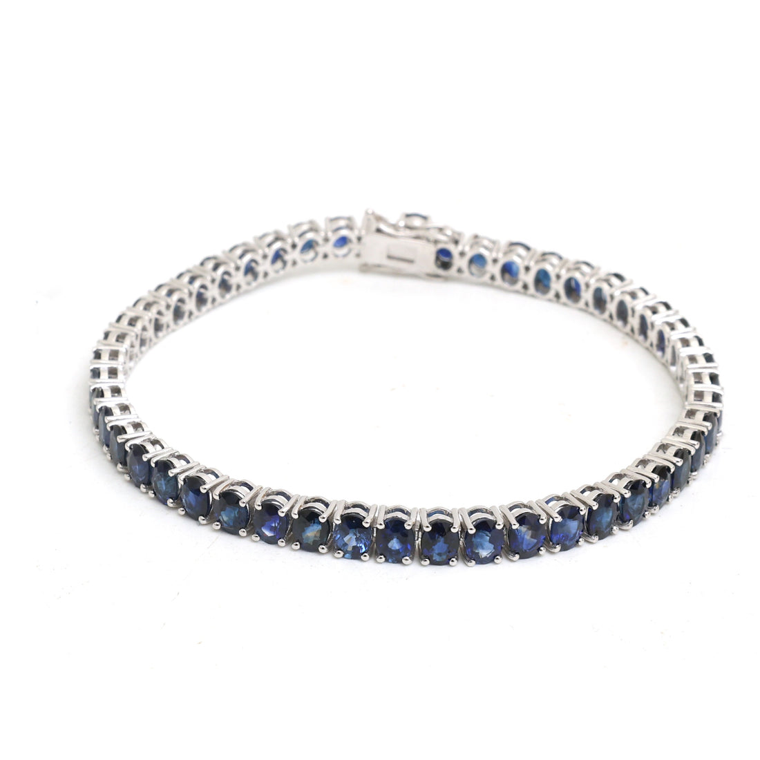 JPBRC-1363/13951 Blue Sapphire Bracelet | 14K