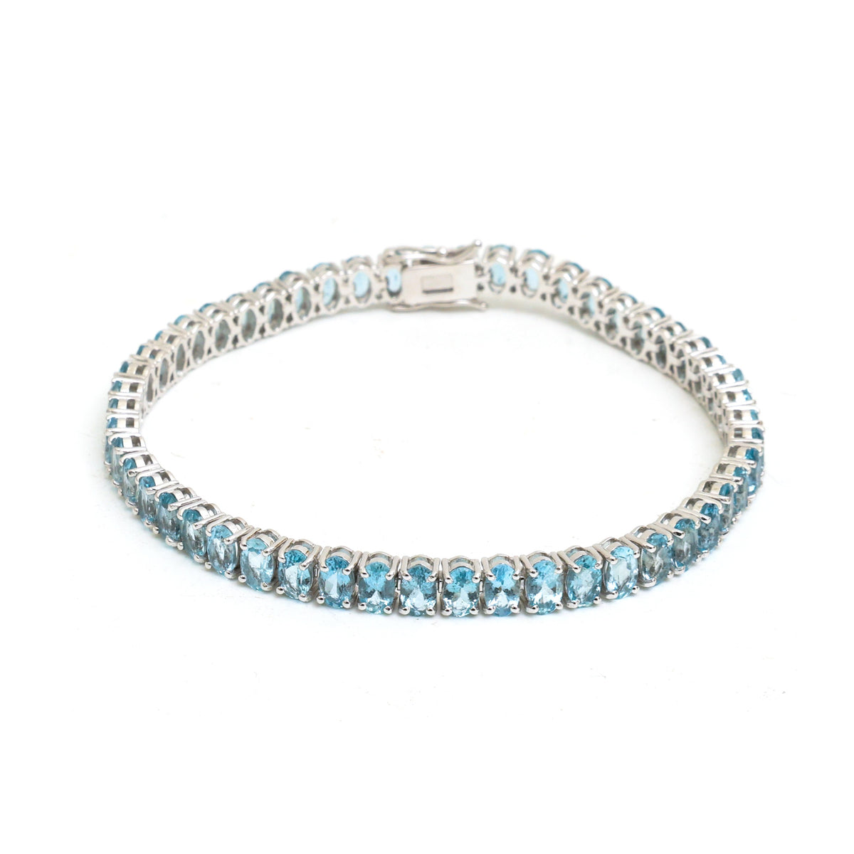 JPBRC-1364/13952 Aquamarine Bracelet | 14K