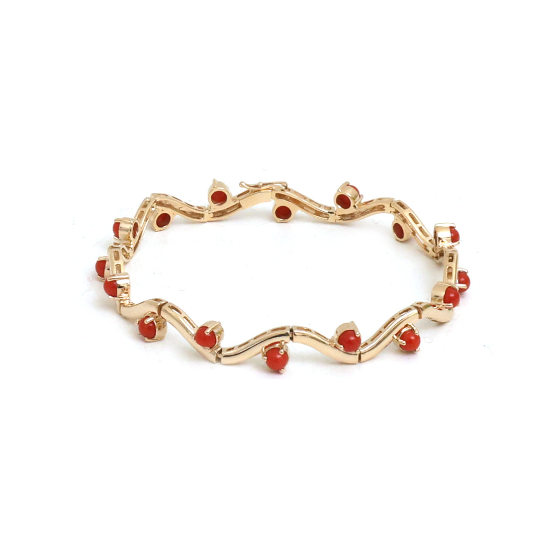 JPBRC-1374/14066 Coral Bracelet | 14K