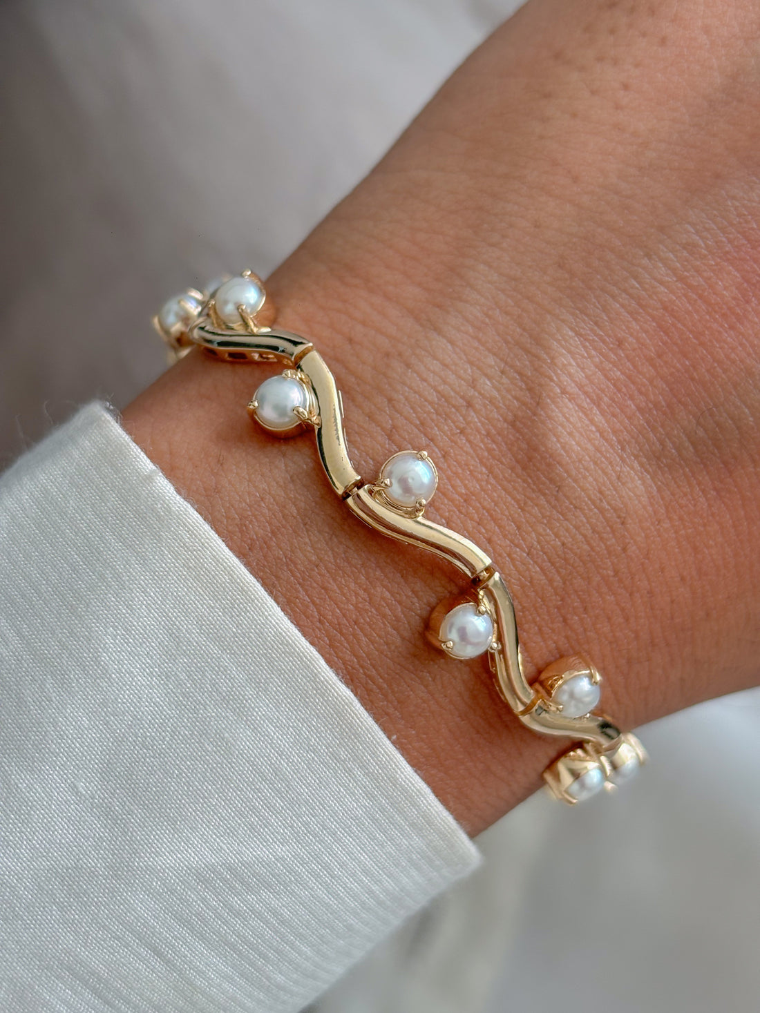 JPBRC-1375/14107 Pearl Bracelet | 14K