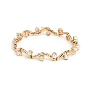 JPBRC-1375/14107 Pearl Bracelet | 14K