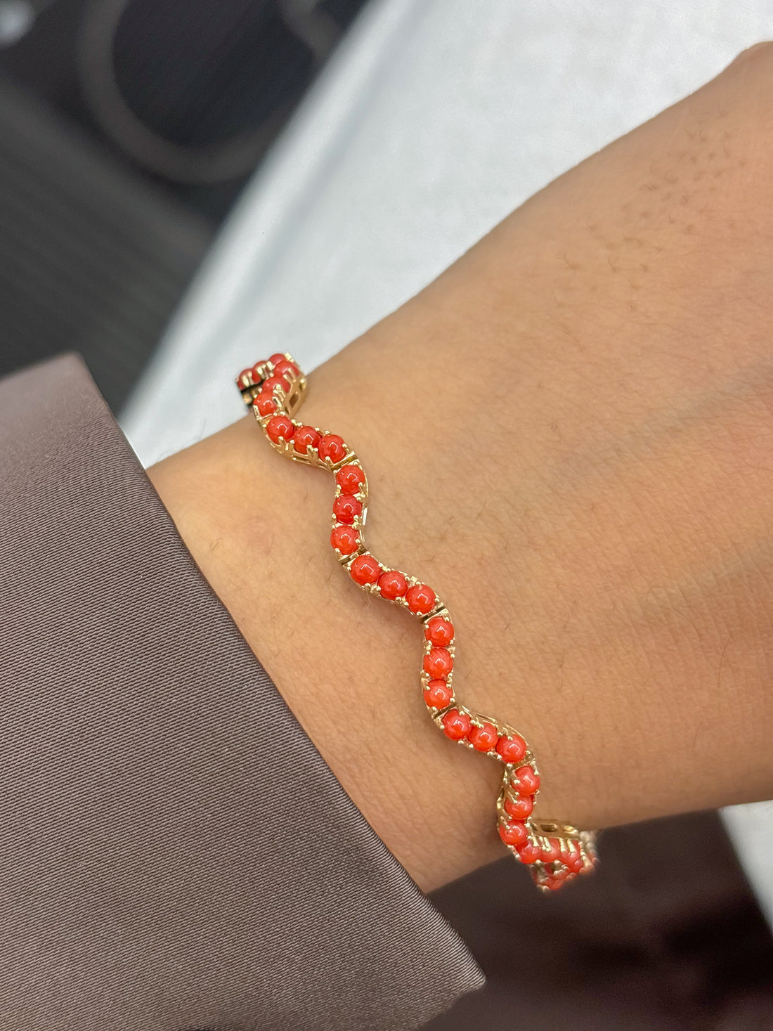 JPBRC-1378/14158 Coral Bracelet | 14K