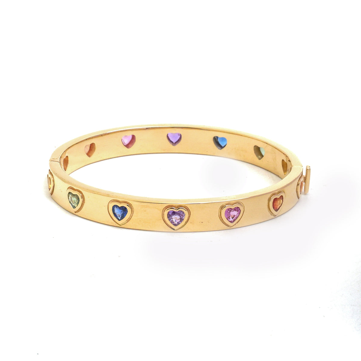 JPBRC-1379/14210 Rainbow Sapphire Bracelet | 14K