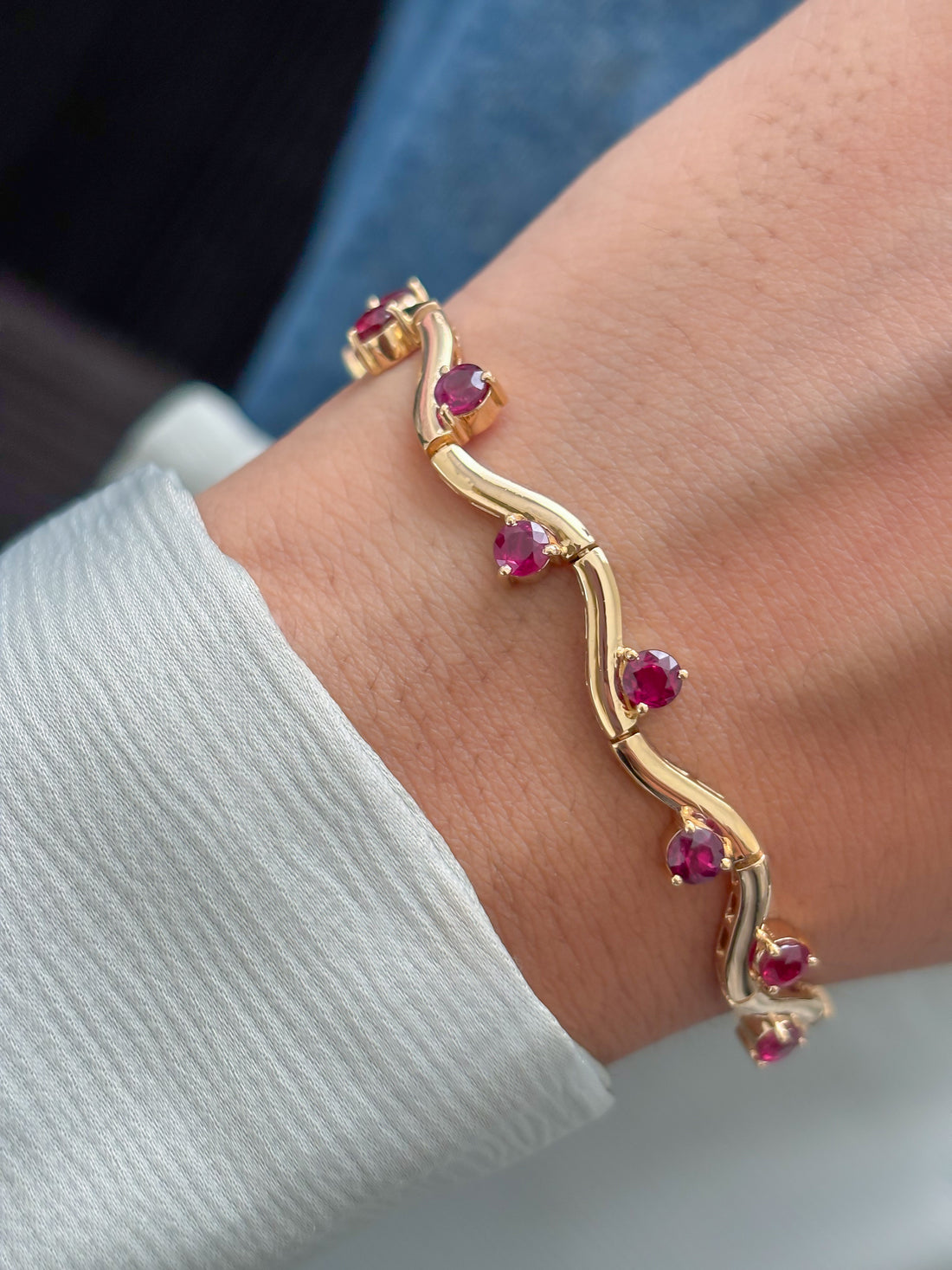 JPBRC-1380/14236 Ruby Bracelet | 18K