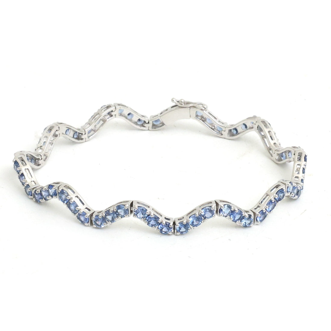 JPBRC-1382/14277 Blue Sapphire Bracelet | 18K
