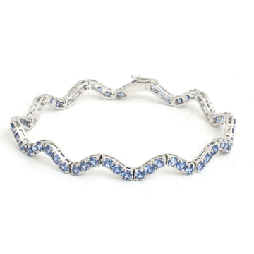JPBRC-1382/14277 Blue Sapphire Bracelet | 18K