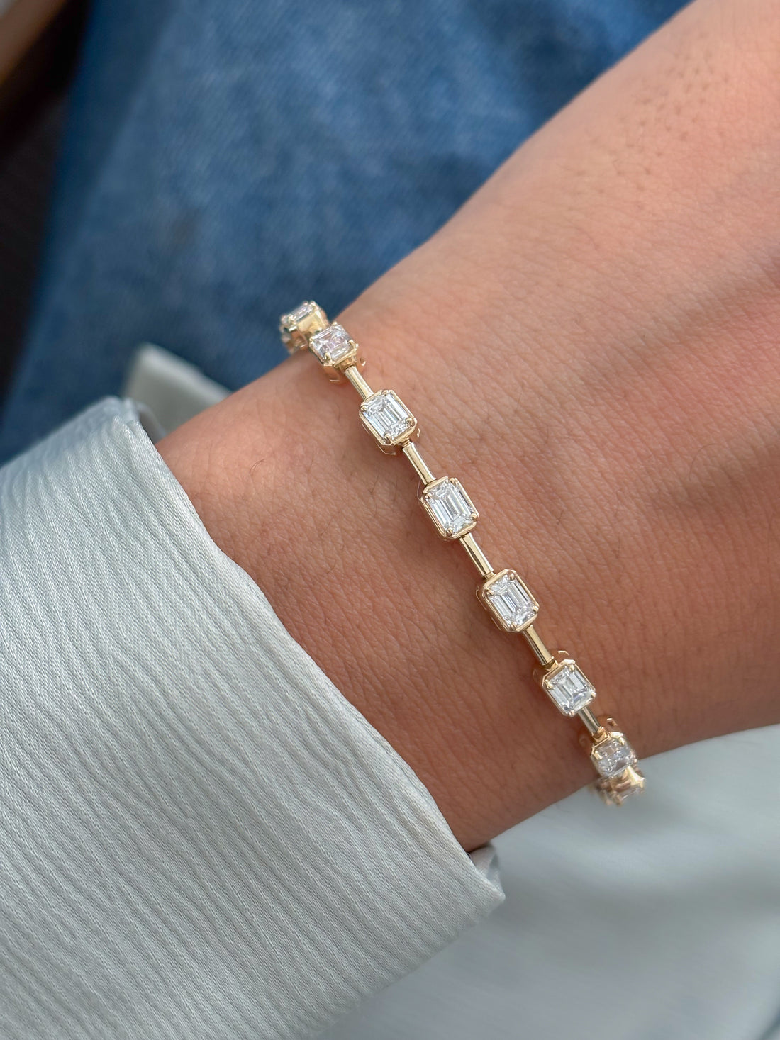 JPBRC-1383/14278 Lab Grown Diamond Bracelet | 14K